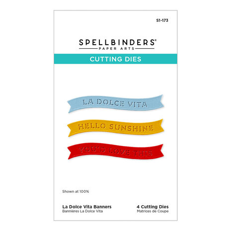 Spellbinders La Dolce Vita Banners Dies (S1-173) Spellbinders La Dolce Vita Banners Dies (S1-173)