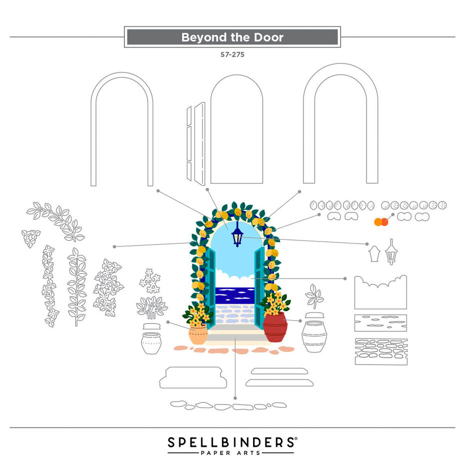 Spellbinders La Dolce Vita Beyond the Door Dies (S7-275) - Paperpads.nl