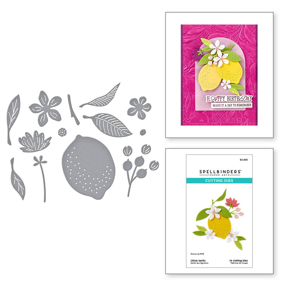 Spellbinders La Dolce Vita Citrus Spritz Dies (S2-445)
