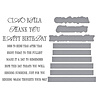 Spellbinders PRE-ORDER La Dolce Vita Sentiments BetterPress Plate & Die Set (BP-309) Spellbinders PRE-ORDER La Dolce Vita Sentiments BetterPress Plate & Die Set (BP-309)