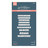 Spellbinders PRE-ORDER La Dolce Vita Sentiments BetterPress Plate & Die Set (BP-309) Spellbinders PRE-ORDER La Dolce Vita Sentiments BetterPress Plate & Die Set (BP-309)
