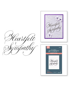 Spellbinders Copperplate Happy Everything Heartfelt Sympathy BetterPress Plate (BP-279) Spellbinders Copperplate Happy Everything Heartfelt Sympathy BetterPress Plate (BP-279)