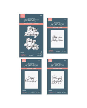 Spellbinders Copperplate Happy Everything BetterPress Bundle (BD-0936)