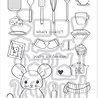 Hero Arts PRE-ORDER Retro Kitchen What's Cookin'? Clear Stamps & Dies (DC313) Hero Arts PRE-ORDER Retro Kitchen What's Cookin'? Clear Stamps & Dies (DC313)