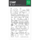 Hero Arts Retro Kitchen On the Shelf Clear Stamps & Dies (DC314)