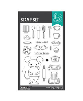 Hero Arts Retro Kitchen What's Cookin'? Clear Stamps (CM802) Hero Arts Retro Kitchen What's Cookin'? Clear Stamps (CM802)