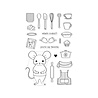 Hero Arts PRE-ORDER Retro Kitchen What's Cookin'? Clear Stamps (CM802) Hero Arts PRE-ORDER Retro Kitchen What's Cookin'? Clear Stamps (CM802)