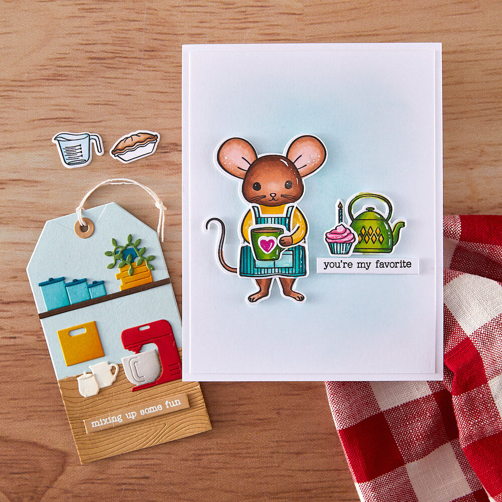 Hero Arts Retro Kitchen What's Cookin'? Clear Stamps (CM802) Hero Arts Retro Kitchen What's Cookin'? Clear Stamps (CM802)