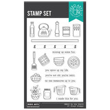 Hero Arts Retro Kitchen On the Shelf Clear Stamps (CM803)