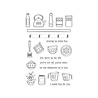 Hero Arts PRE-ORDER Retro Kitchen On the Shelf Clear Stamps (CM803) Hero Arts PRE-ORDER Retro Kitchen On the Shelf Clear Stamps (CM803)