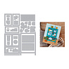Hero Arts Retro Kitchen Classic Cabinet Dies (DF246) Hero Arts Retro Kitchen Classic Cabinet Dies (DF246)