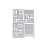 Hero Arts PRE-ORDER Retro Kitchen Classic Cabinet Dies (DF246) Hero Arts PRE-ORDER Retro Kitchen Classic Cabinet Dies (DF246)