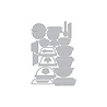 Hero Arts Retro Kitchen Classic Casserole Dies (DF247) Hero Arts Retro Kitchen Classic Casserole Dies (DF247)