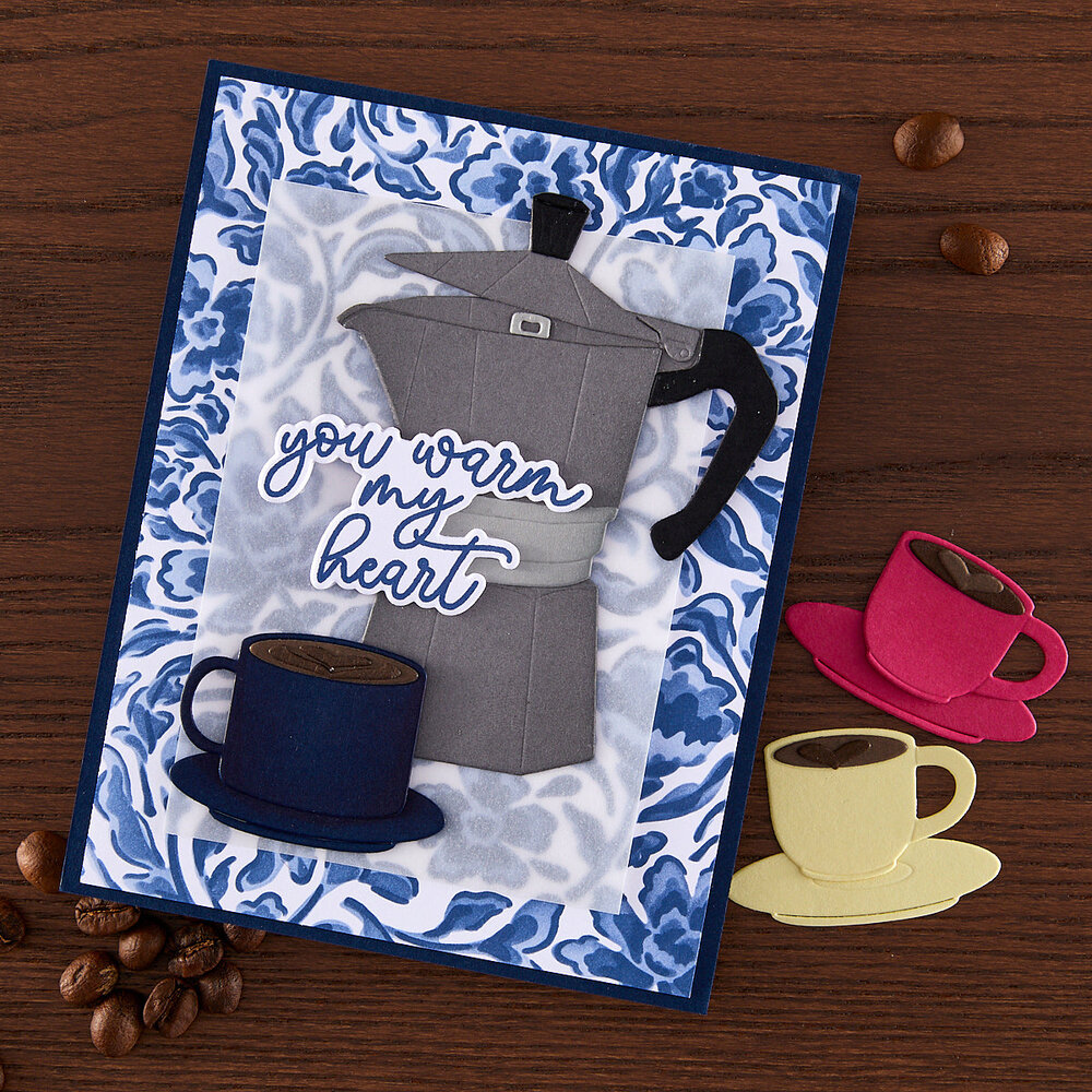 Hero Arts What's Brewing? Delft Floral Color Layering Stencils (SA304) Hero Arts What's Brewing? Delft Floral Color Layering Stencils (SA304)