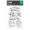 Hero Arts PRE-ORDER What's Brewing? Perk Up Clear Stamps & Dies (DC315) Hero Arts PRE-ORDER What's Brewing? Perk Up Clear Stamps & Dies (DC315)