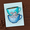 Hero Arts PRE-ORDER What's Brewing? Coffee or Tea Clear Stamps & Dies (DC316) Hero Arts PRE-ORDER What's Brewing? Coffee or Tea Clear Stamps & Dies (DC316)