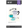 Hero Arts What's Brewing? Stovetop Espresso Dies (DF248) Hero Arts What's Brewing? Stovetop Espresso Dies (DF248)