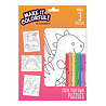 American Crafts Color Your Own Kit Puzzle Dinosaurs Makes 3 (9pcs) (34027537) (OUTLET) American Crafts Color Your Own Kit Puzzle Dinosaurs Makes 3 (9pcs) (34027537) (OUTLET)