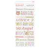 American Crafts Hello Little Girl Thickers Phrase Foam with Gold Foil (159pcs) (34030044) (OUTLET) American Crafts Hello Little Girl Thickers Phrase Foam with Gold Foil (159pcs) (34030044) (OUTLET)