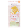American Crafts Hello Little Girl Ephemera Journaling Gold Foil (61pcs) (34030048) (OUTLET) American Crafts Hello Little Girl Ephemera Journaling Gold Foil (61pcs) (34030048) (OUTLET)
