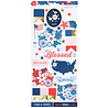 American Crafts Flags and Frills 6x12 Inch Stickers (34030315) (OUTLET) American Crafts Flags and Frills 6x12 Inch Stickers (34030315) (OUTLET)