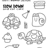 Jane's Doodles Belated Birthday Clear Stamps (JD022) (OUTLET) Jane's Doodles Belated Birthday Clear Stamps (JD022) (OUTLET)