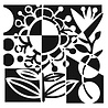 The Crafter's Workshop Fractured Flower 6x6 Inch Stencil (TCW1077s) (OUTLET) The Crafter's Workshop Fractured Flower 6x6 Inch Stencil (TCW1077s) (OUTLET)