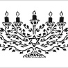 The Crafter's Workshop Menorah Slimline Stencil (TCW2352) (OUTLET) The Crafter's Workshop Menorah Slimline Stencil (TCW2352) (OUTLET)