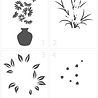 The Crafter's Workshop Flower Vase 5,5x4,25 Inch Layered Stencil (TCW6027) (OUTLET) The Crafter's Workshop Flower Vase 5,5x4,25 Inch Layered Stencil (TCW6027) (OUTLET)