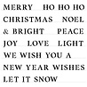 The Crafter's Workshop Holiday Good Words A2 Layered Stencil (TCW6052) (OUTLET) The Crafter's Workshop Holiday Good Words A2 Layered Stencil (TCW6052) (OUTLET)