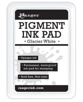 Ranger Dye Ink Pad Glacier White (RDP43089) Ranger Dye Ink Pad Glacier White (RDP43089)