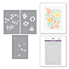 Spellbinders Layered Vintage Floral Stencils (3pcs) (STN-014) (OUTLET) Spellbinders Layered Vintage Floral Stencils (3pcs) (STN-014) (OUTLET)