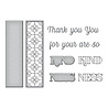 Spellbinders Thank you for your Kindness Etched Dies (S5-513) (OUTLET) Spellbinders Thank you for your Kindness Etched Dies (S5-513) (OUTLET)