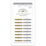 Doodlebug Design Inc. Metallic Mini Clothespins (16pcs) (4450)