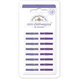 Doodlebug Design Inc. Lilac Mini Clothespins (16pcs) (4447)