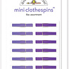 Doodlebug Design Inc. Lilac Mini Clothespins (16pcs) (4447) Doodlebug Design Inc. Lilac Mini Clothespins (16pcs) (4447)