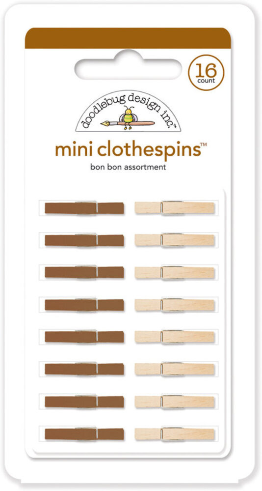 Doodlebug Design Inc. Bon Bon Mini Clothespins (16pcs) (4449) Doodlebug Design Inc. Bon Bon Mini Clothespins (16pcs) (4449)