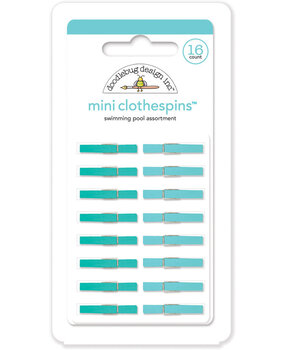 Doodlebug Design Inc. Swimming Pool Mini Clothespins (16pcs) (4445)