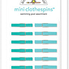 Doodlebug Design Inc. Swimming Pool Mini Clothespins (16pcs) (4445) Doodlebug Design Inc. Swimming Pool Mini Clothespins (16pcs) (4445)