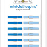 Doodlebug Design Inc. Blue Jean Mini Clothespins (16pcs) (4446) Doodlebug Design Inc. Blue Jean Mini Clothespins (16pcs) (4446)