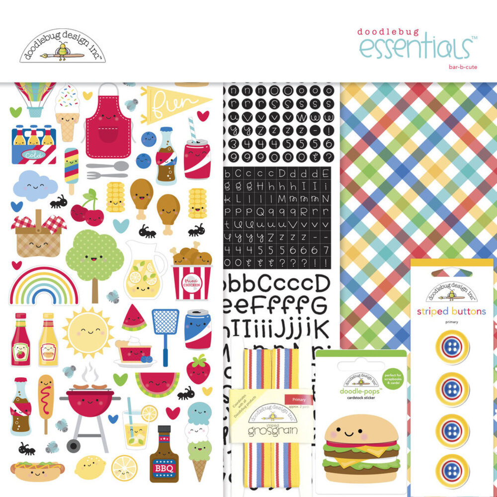 Doodlebug Design Inc. Bar-b-cute Essentials Kit (6915)