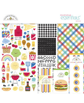 Doodlebug Design Inc. Bar-b-cute Essentials Kit (6915)