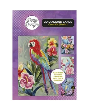 Find It Trading 3D Diamond Cards Kit Birds 1 (DDDCK003)