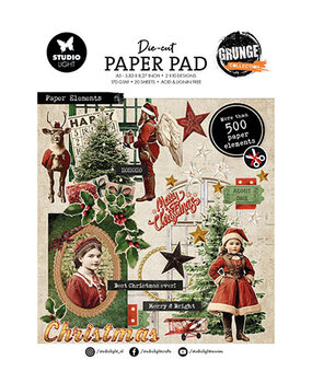 Studio Light Grunge A5 Die-Cut Paper Pad (SL-GR-DCPP327) Studio Light Grunge A5 Die-Cut Paper Pad (SL-GR-DCPP327)
