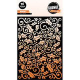 Studio Light Grunge Holly Swirl Masking Stencil (SL-GR-MASK349)