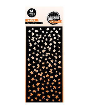 Studio Light Grunge Star Confetti Masking Stencil (SL-GR-MASK350) Studio Light Grunge Star Confetti Masking Stencil (SL-GR-MASK350)