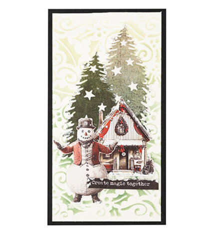 Studio Light Grunge Star Confetti Masking Stencil (SL-GR-MASK350) Studio Light Grunge Star Confetti Masking Stencil (SL-GR-MASK350)