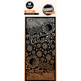 Studio Light Grunge Christmas Post Masking Stencil (SL-GR-MASK351)