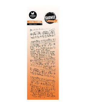Studio Light Grunge Slimline Clear Stamps Music Sheet (SL-GR-STAMP839) Studio Light Grunge Slimline Clear Stamps Music Sheet (SL-GR-STAMP839)