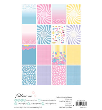 Creative Craftlab Friendz Bubblicious A5 Paper Pad (CCL-FR-DPP358) Creative Craftlab Friendz Bubblicious A5 Paper Pad (CCL-FR-DPP358)